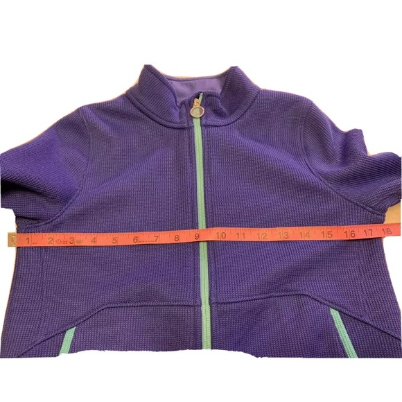 SPYDER FULL ZIP BLUE SWEATER JACKET Sz L 14/16 - Picture 11 of 12